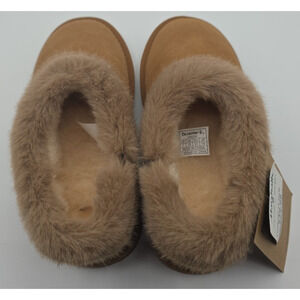 Bearpaw Youth Brown Suede Shearling Lined Bootie Unisex Kids Size 1